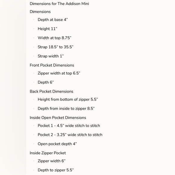 Andar The Addison Mini Backpack - Picture 11 of 11